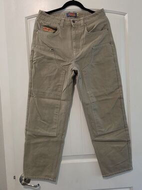 Empyre Double Knee Khaki Canvas Skate Pants size 30